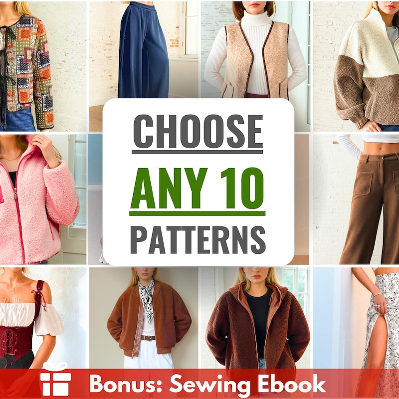 Choose Any 10 Patterns - Etsy