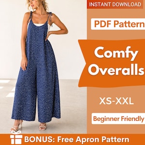 Mönster för overaller | Mönster för kvinnor | Overallmönster | Jumpsuitmönster | Jumpsuits för kvinnor | Symönster | Overaller för kvinnor