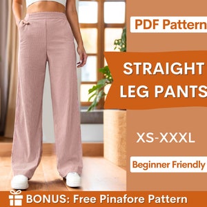 Linen Pants / Wide Leg Pants / Paper Bag Trousers / Linen Culottes With Tie  / Linen Elastic High Waist Pants / Women Casual Linen Pants 