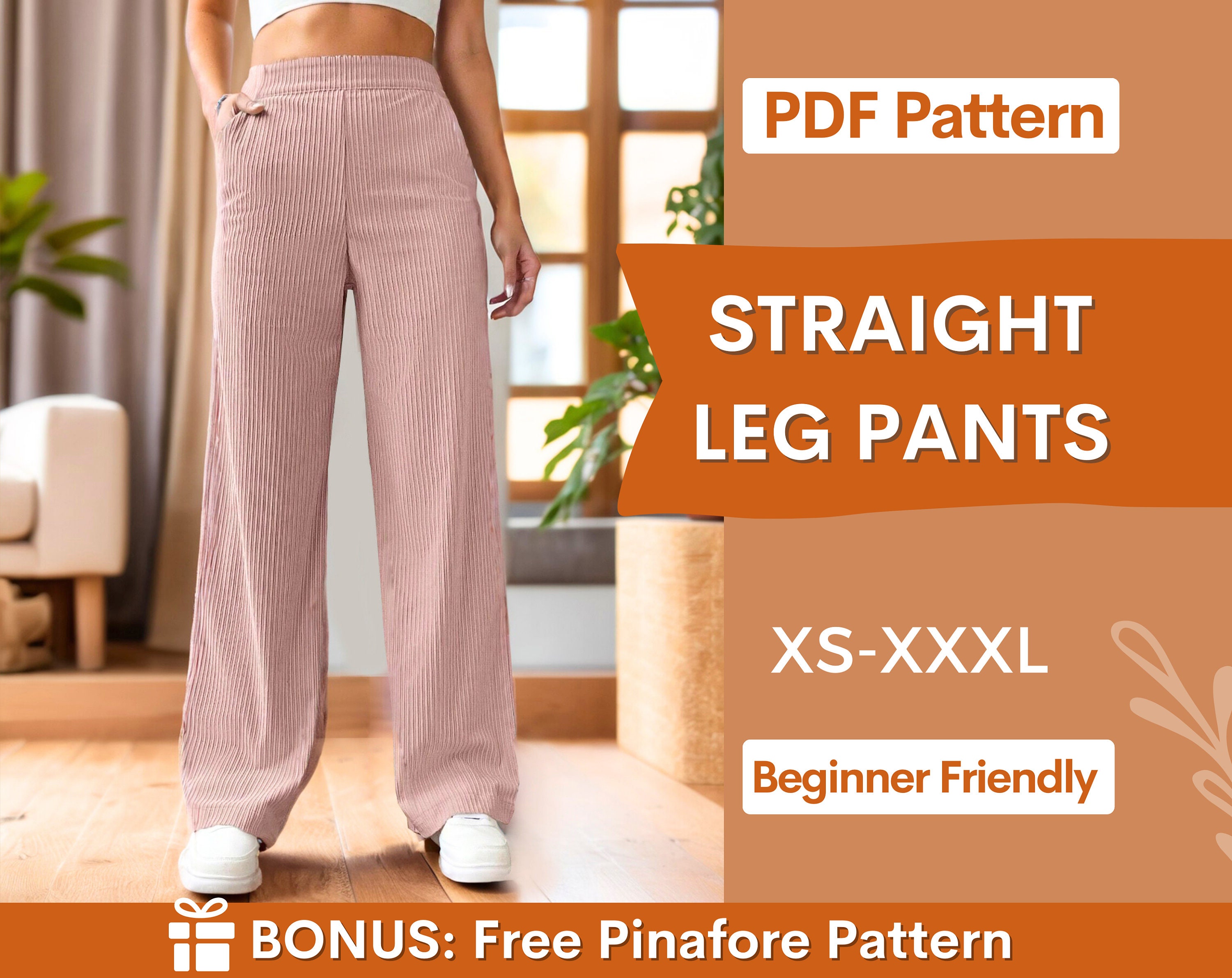 Wide Leg Lounge Pants With a Foldover Waist, Low Rise, High