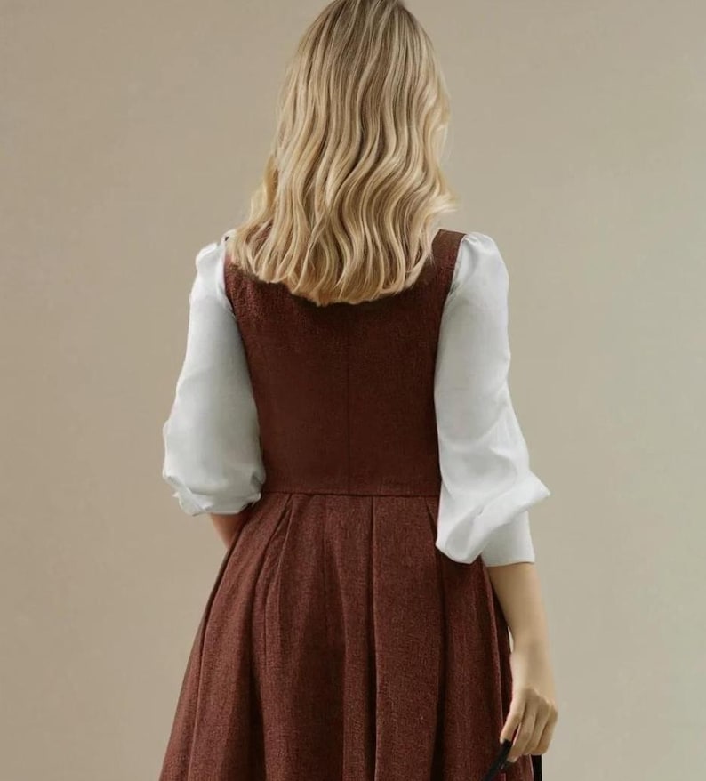 Vest Sewing Pattern for Women, Waistcoat Pattern, Sewing Patterns, Women Vest Pattern, Blazer Women, Trendy Vest, Vest with Collar Pattern image 2