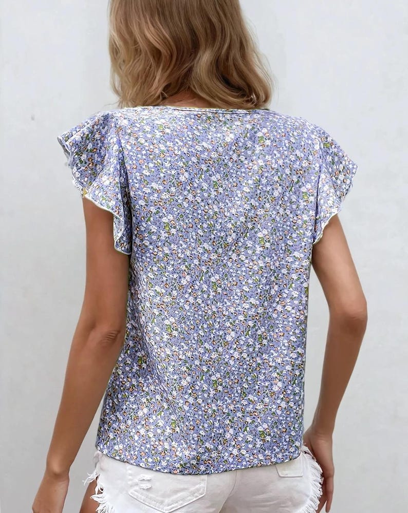 Blouse Sewing Pattern | Easy Top Pattern | Women Sewing Pattern | Blouse Pattern | Beginner Sewing Pattern | Women Blouse Top Tshirt Pattern image 2