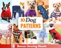 Dog Sewing Patterns Bundle +10, Dog Hoodie, Dog Shirt, Sewing Patterns for Dogs, Pet Patterns, Dog Coat, Dog Jacket, Dog sweater, Dog Pajama product logo