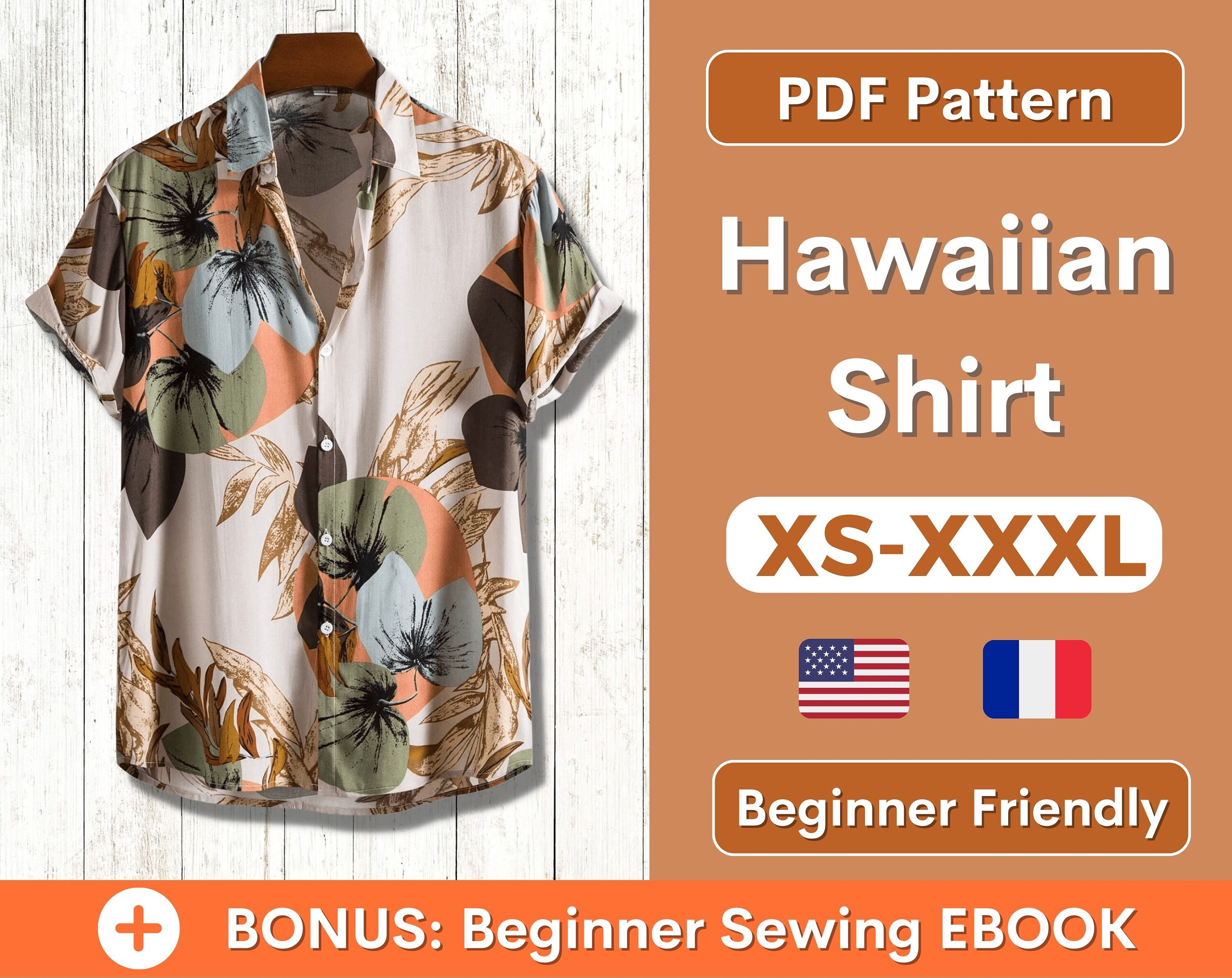 Buy Hawaiian Shirt Pattern Online In India -  India