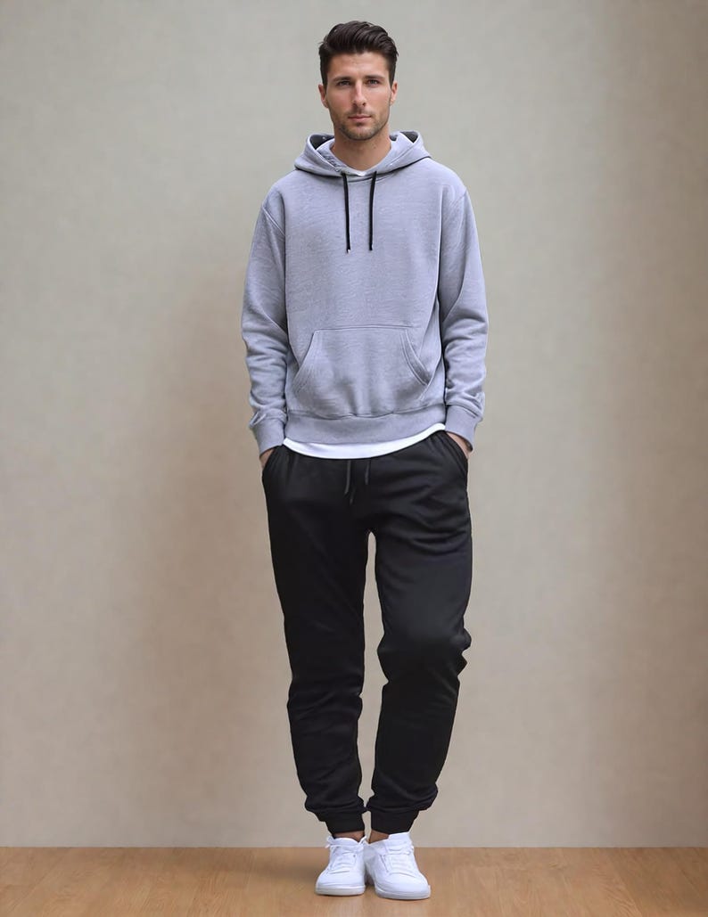 Hoodie & Joggers Patterns for Men, Loungewear Pattern Men, Sweatpants pattern men, Sweatshirt Men Pattern, Men Joggers Patterns image 3