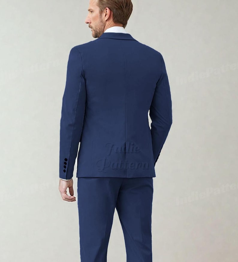 Men Suit Jacket Pattern | Jacket Sewing Pattern Men | Sewing Pattern Men Blazer | Men's Pattern | Suit Pattern For Men | Men Sewing Pattern image 2