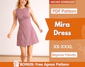 Mini Dress Sewing Pattern | Women Dress Pattern | Dress Pattern | Women Pattern | Sewing Patterns | Short Dress Sewing Pattern product logo
