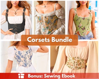 Corset Patterns | Top Pattern | Corset Belt Pattern | Underbust Corset Pattern | Sewing Patterns PDF | Women sewing pattern | PDF Pattern