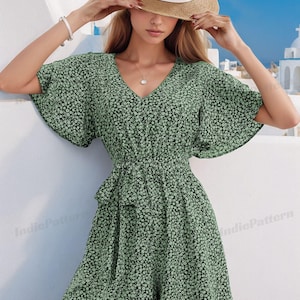 Romper Pattern | XS- XXXL | Romper Sewing Pattern | Summer Dress Pattern | Playsuit sewing pattern | Jumpsuit Sewing Pattern | Women pattern image 3