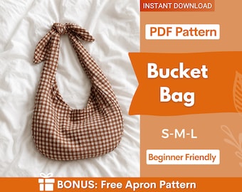 Hobo Bag Sewing Pattern | Shoulder Bag Pattern | Crossbody Bag Sewing Pattern | Shoulder Bag | Women Bag Pattern | Beginner Bag Pattern