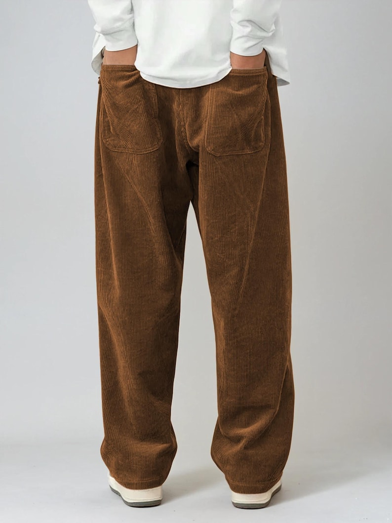 Men Pants Sewing Pattern | Men Trousers Pattern | Sewing Pattern for Men | Pants with Pockets | Men's Sewing Pattern | Elastic Waistband image 3