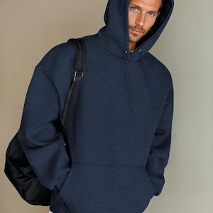 Naaipatroon hoodie voor heren, patroon hoodie, XS-XXXL, sweaterpatroon, naaipatroon heren, herenpatronen, patronen voor herenhoodie afbeelding 3