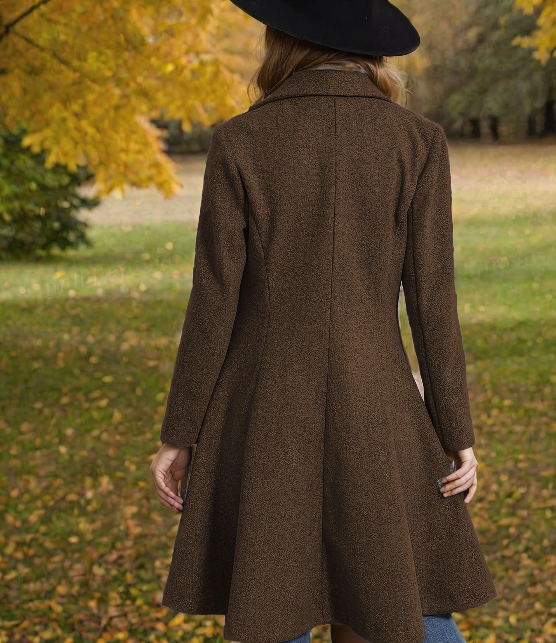 Coat Pattern | Winter Coat Sewing Pattern | Long Coat PDF Pattern ...