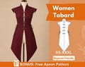 Women's Medieval Tabard Sewing Pattern (Beginner Friendly) product logo