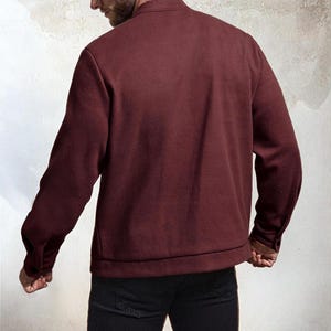 Men Bomber Jacket Pattern, Jacket Sewing Pattern for Men, Men Sewing Pattern, Pattern Men, Sewing Pattern Jacket Coat Bomber Men image 2