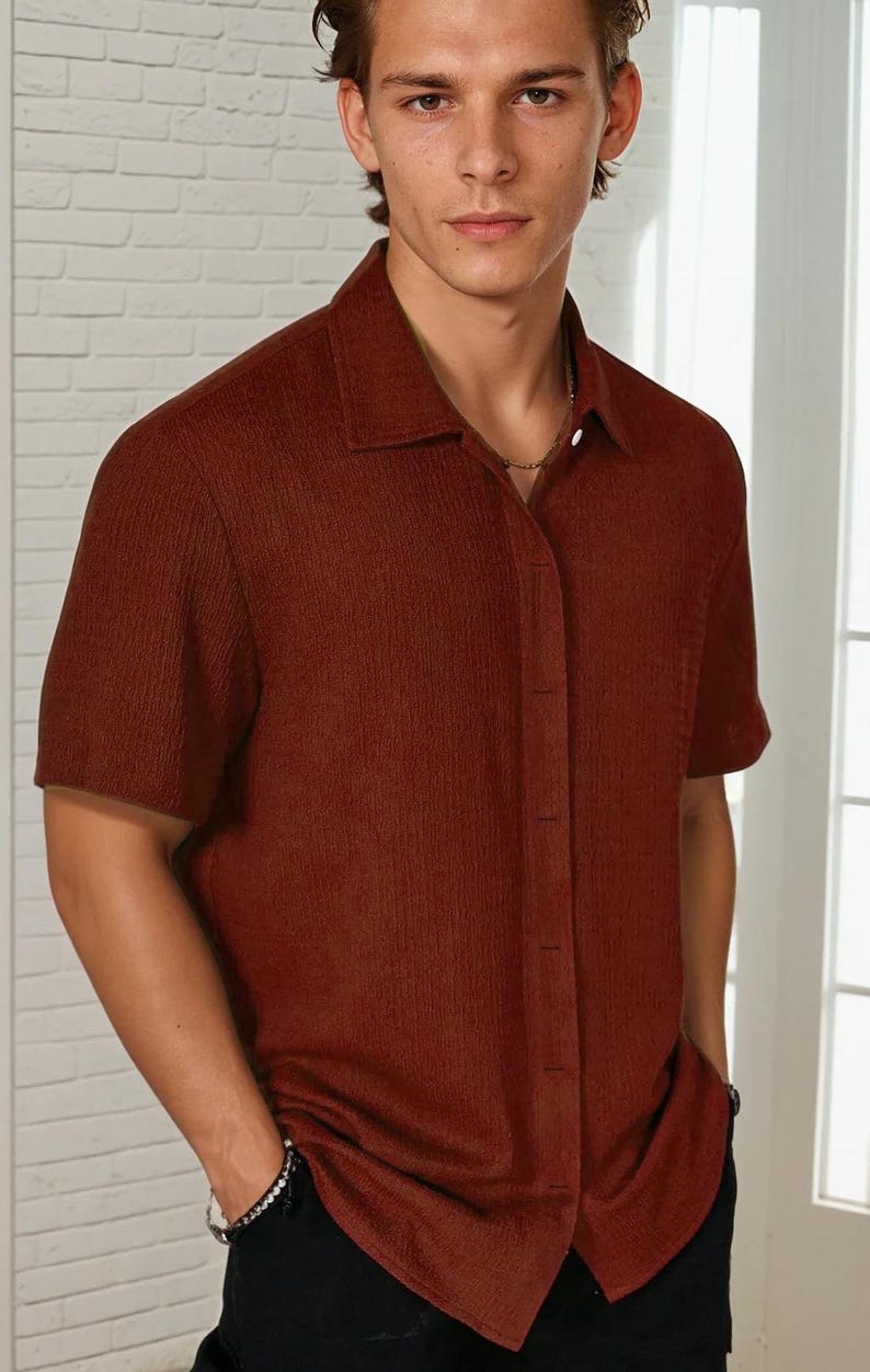 Bowling Shirt Sewing Pattern, Men Shirt Pattern, Sewing Pattern for Men, Men Sewing Pattern, Short Sleeved Shirt Pattern for Men image 3