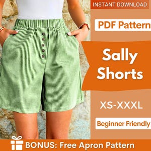 Bermuda Shorts for Women Pattern | Women Shorts Pattern | Beginner Shorts Pattern | Elastic Waistband Shorts | Wide Leg Shorts Patterns
