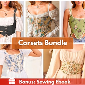 Corset Patterns | Top Pattern | Corset Belt Pattern | Underbust Corset Pattern | Sewing Patterns PDF | Women sewing pattern | PDF Pattern