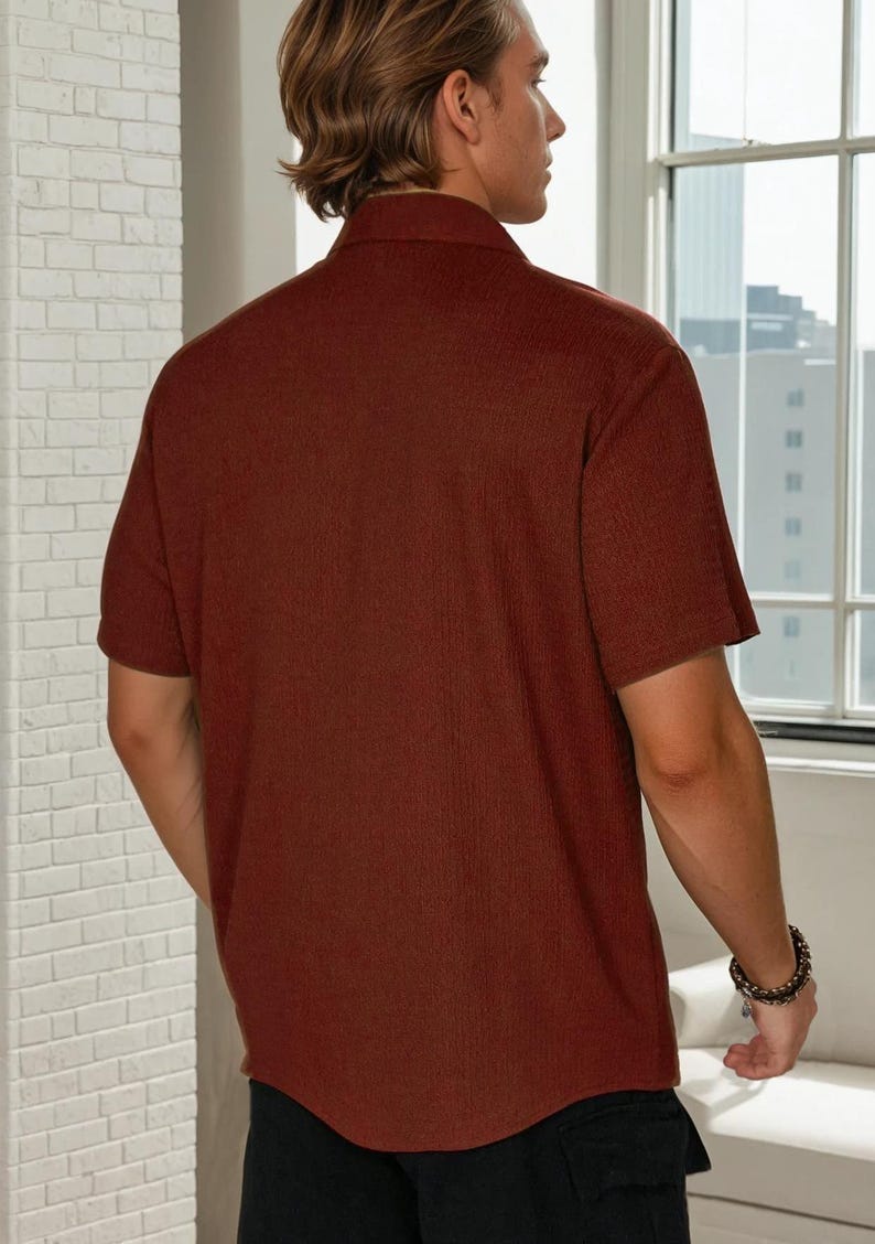Bowling Shirt Sewing Pattern, Men Shirt Pattern, Sewing Pattern for Men, Men Sewing Pattern, Short Sleeved Shirt Pattern for Men image 2