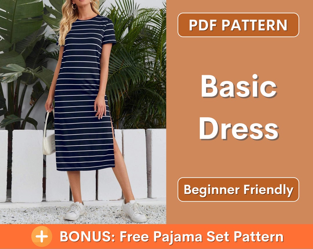 Sewing Pattern PDF Dress Sewing Patterns for Women Dress - Etsy