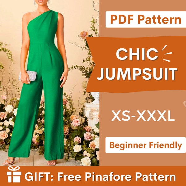 Jumpsuit Sewing Pattern - Etsy