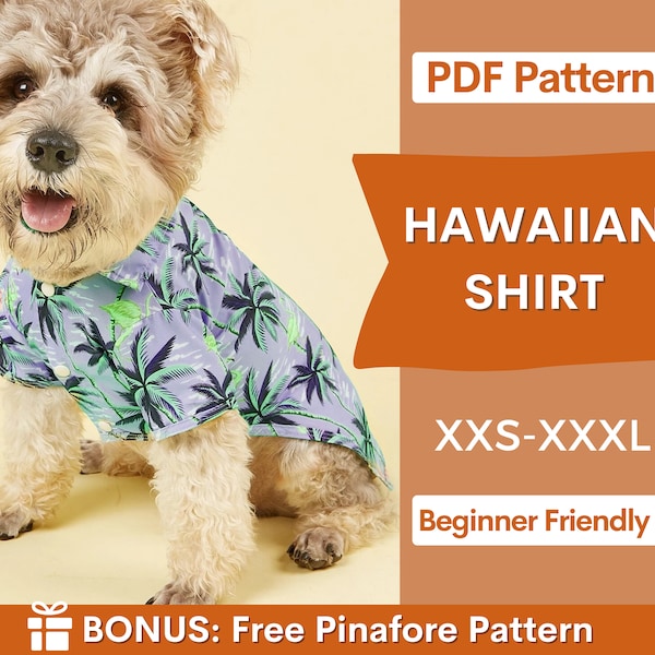 Dog Shirt Pattern, Dog Pattern, Dog Sewing Pattern, Dog Shirt Sewing Pattern, Pattern for dog, Dog Tank Top Pattern, Sewing pattern for dog