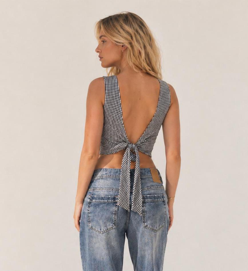 Women Top Pattern | Back Tie Top | Top Sewing Pattern PDF | Tie Top ...