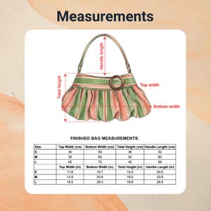 Pleated Bag Pattern | Hobo Bag Sewing Pattern | Purse Sewing Pattern | Shoulder Bag | Women Bag Pattern | Beginner Bag Pattern image 4