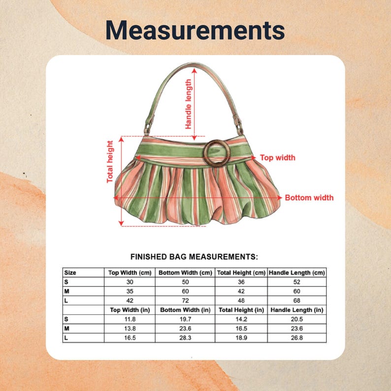 Pleated Bag Pattern | Hobo Bag Sewing Pattern | Purse Sewing Pattern | Shoulder Bag | Women Bag Pattern | Beginner Bag Pattern image 4