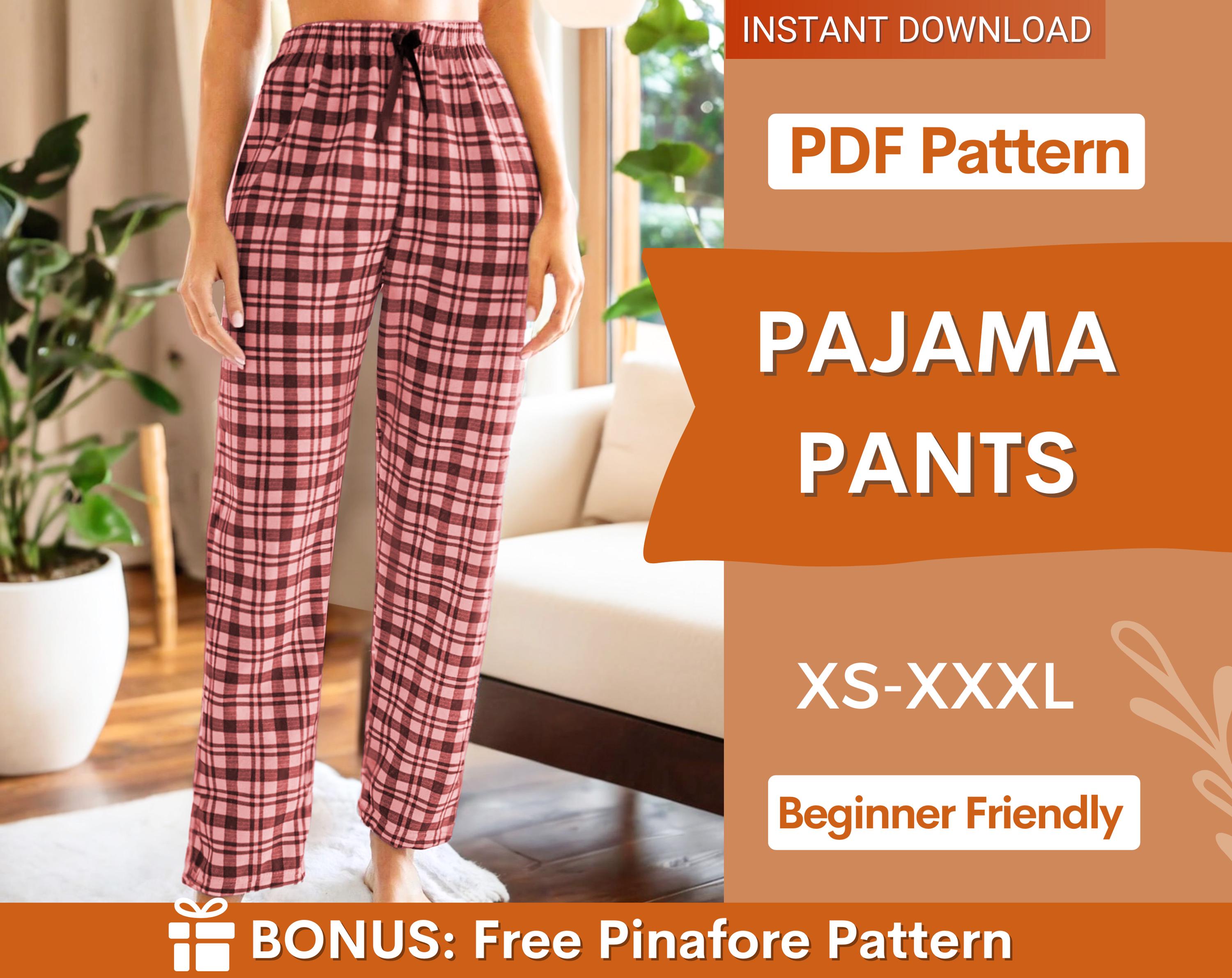 Womens pyjama bottoms with pockets hotsell