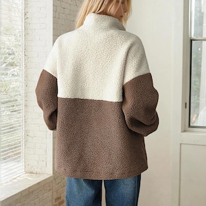 Patrón de sudadera con cremallera para mujer, patrón de suéter para mujer, patrón de suéter con cremallera, patrón de costura para mujer, patrón de costura para principiantes imagen 2