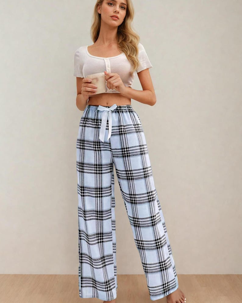 Patrón de costura para pantalones de pijama, Patrón de pijama para mujer, Pantalones de pijama para mujer, Patrón de pijama, Patrones de costura, Patrones de costura para pijamas de mujer imagen 3