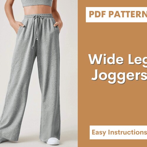 Sewing Pattern Easy Pants Instant PDF Download - Etsy