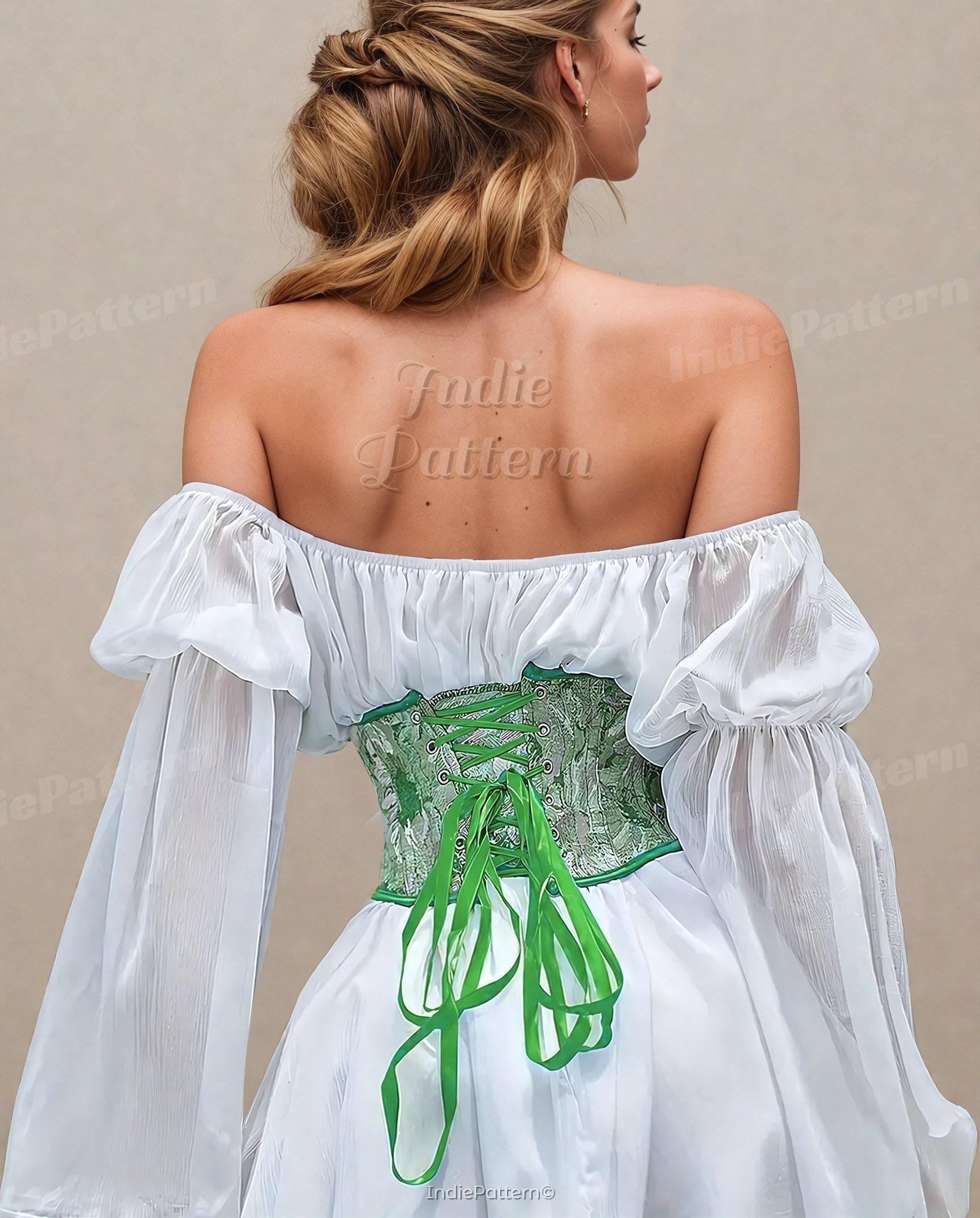 Underbust Corset Sewing Pattern PDF | Corset Belt Pattern | Corset ...