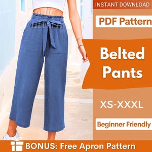 Molde para Calça Feminina | Molde para Calça com Elástico na Cintura | Calça Reta | Molde de Costura Feminina | Molde para Calça de Cintura Alta | Calça Feminina