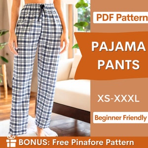 Women's Buffalo Plaid Plush Fleece Pajama Pants Sleepwear Casual Loose Wide  Leg Pants Stretch High Waisted Lounge Pants Trouser