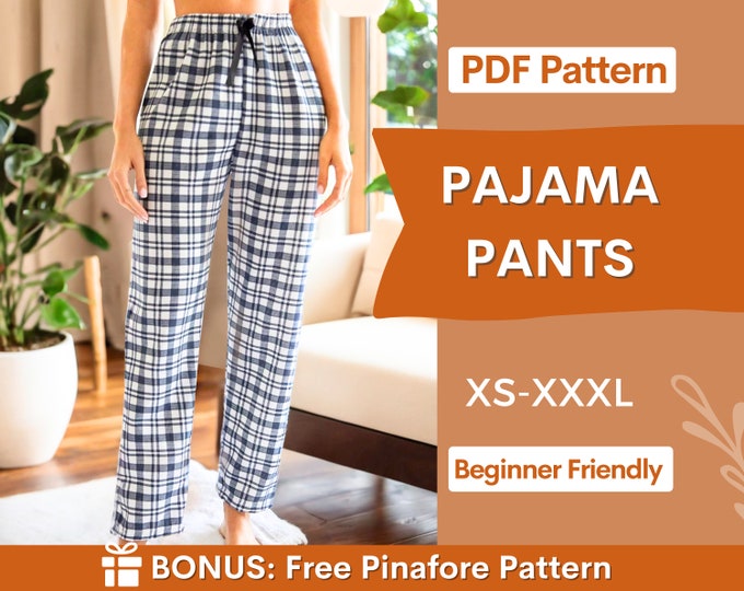 Uncut Butterick Sewing Pattern 5517, Women Pajamas, Sleep Pants and Top ...