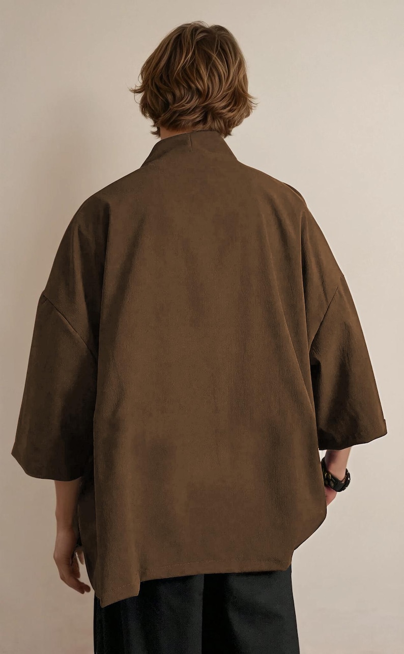 Men's Kimono Sewing Pattern, Short Kimono Pattern for Men, Kimono Pattern, Sewing Pattern for Men, Men Sewing Pattern, Men's Shirt Pattern image 2