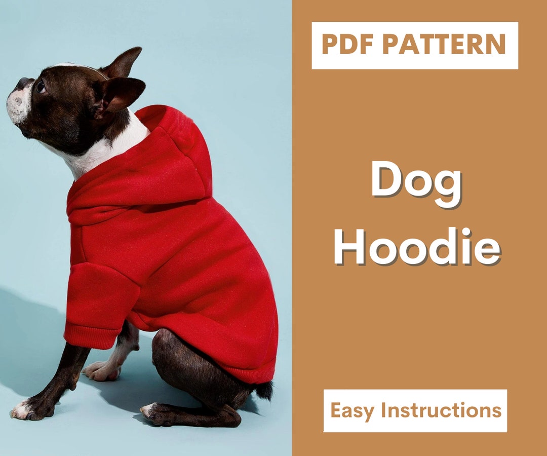 Dog Pattern Dog Hoodie Sewing Pattern PDF Sewing Pattern - Etsy Australia