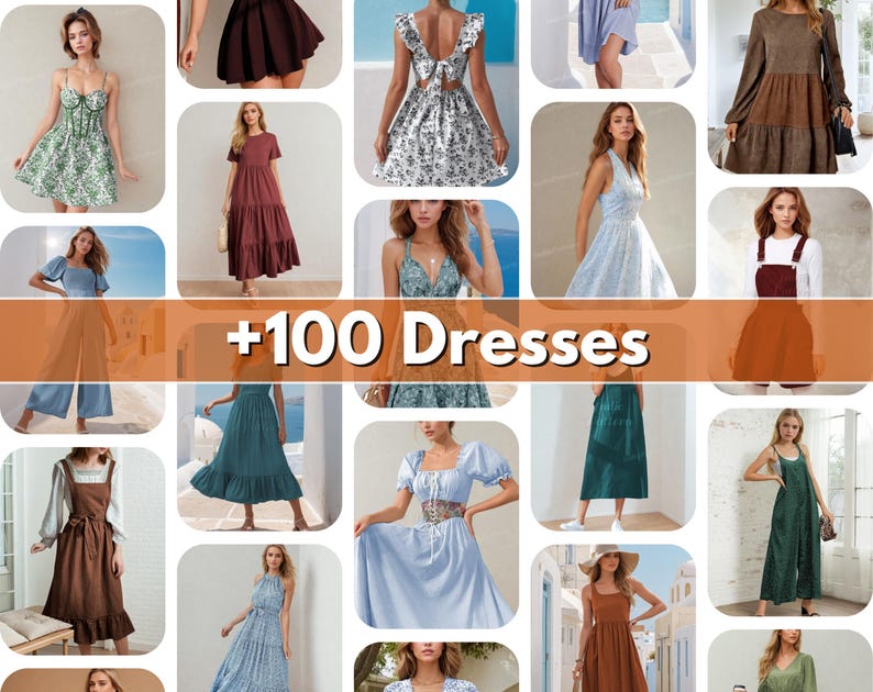 Whole Shop Bundle +540 Sewing Patterns | Sewing Patterns | Women Patterns | Men Patterns | Beginner Sewing Patterns Dress Corset Pants Top image 9