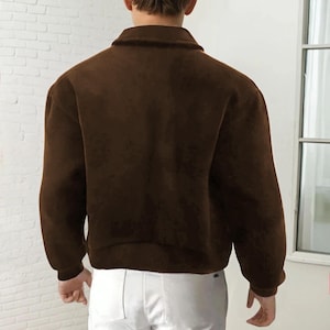 Jacka sömnadsmönster för män, jackamönster herr, herrsömnadsmönster, dragkedjajacka herr, herrmönster, sömnadsmönster jacka med dragkedja herr bild 3