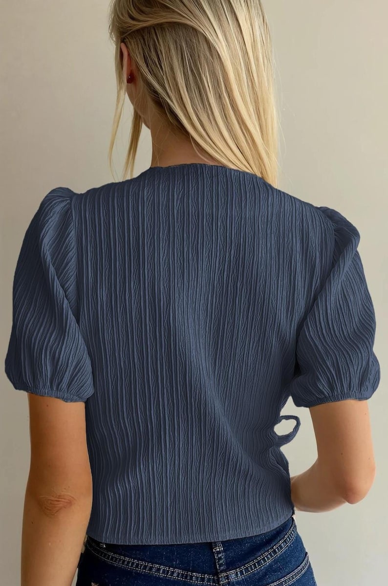 Top Sewing Pattern | Wrap Top Pattern | Women Sewing Pattern | Blouse Pattern | Sewing Patterns Women Blouse | Tie Top Blouse Women Pattern image 2