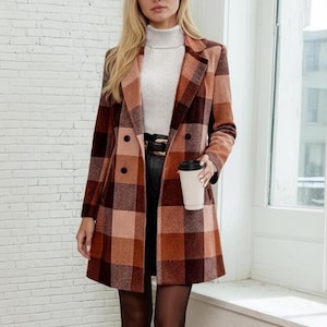 Coat Sewing Pattern with Lining | Winter Coat Pattern | Long Coat Pattern | Jacket Sewing Pattern, Women Sewing Pattern, Pattern Jacket Coat image 3