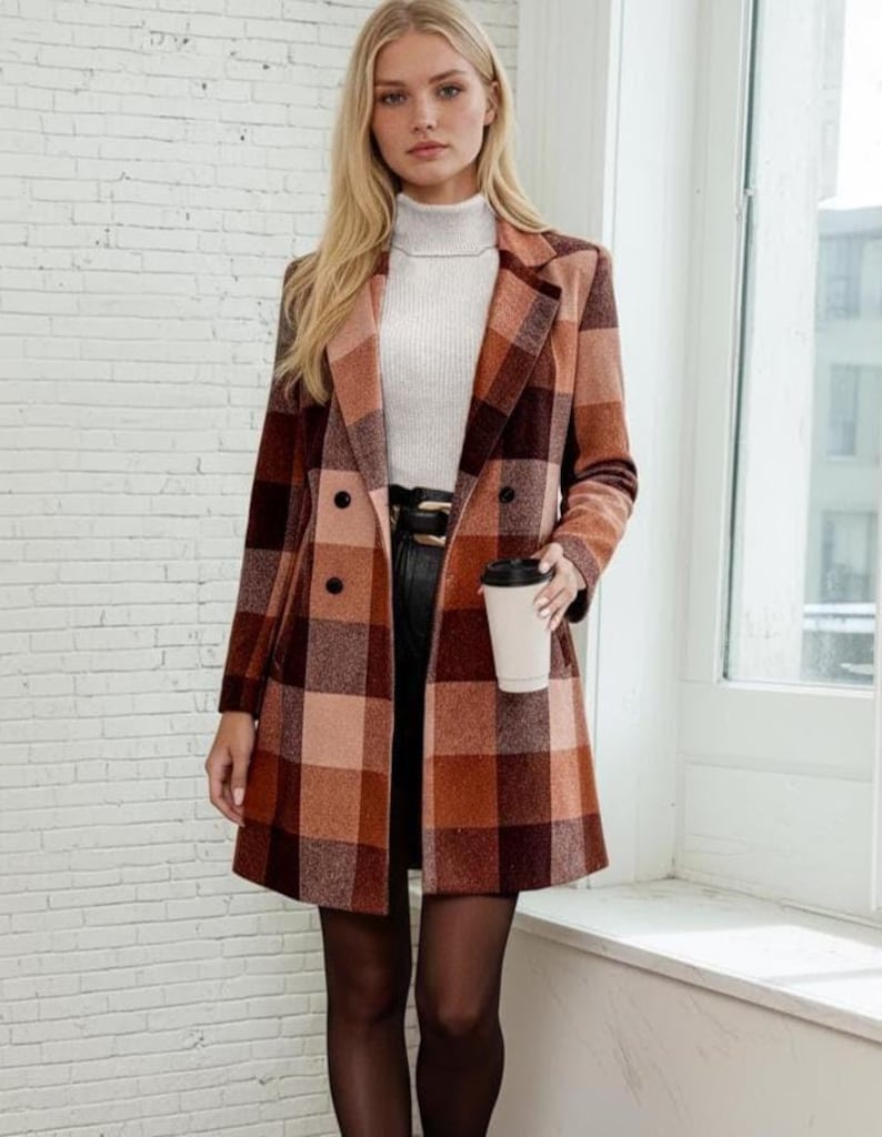 Coat Sewing Pattern with Lining | Winter Coat Pattern | Long Coat Pattern | Jacket Sewing Pattern, Women Sewing Pattern, Pattern Jacket Coat image 3