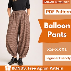 Naaipatroon broek, ballonbroek, ballonbroek, wijde broek, naaipatroon broek, dames naaipatroon broek, wijde broek, naaipatroon broek, wijde broek