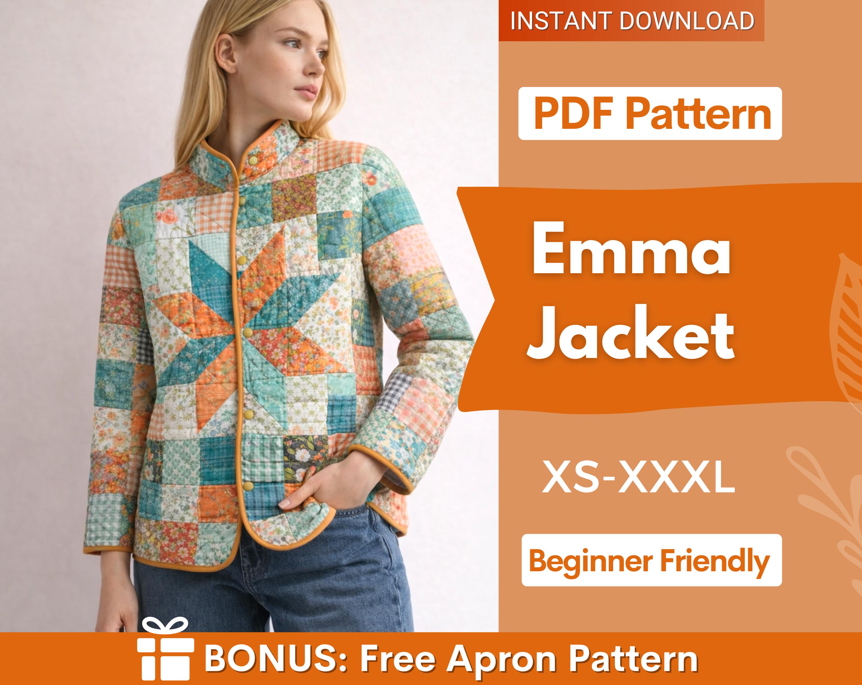 Jacket Sewing Pattern for Women | Coat Pattern | Sewing Patterns ...