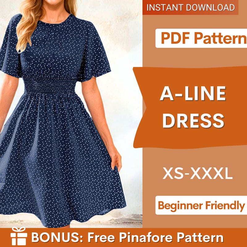 A-line Summer Dress , main image 1