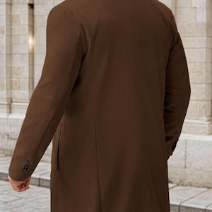 Men Coat Sewing Pattern | Winter Coat Sewing Pattern | Long Coat Pattern | Men Jacket Sewing Pattern | Men's Sewing Pattern | Coat Jacket image 2