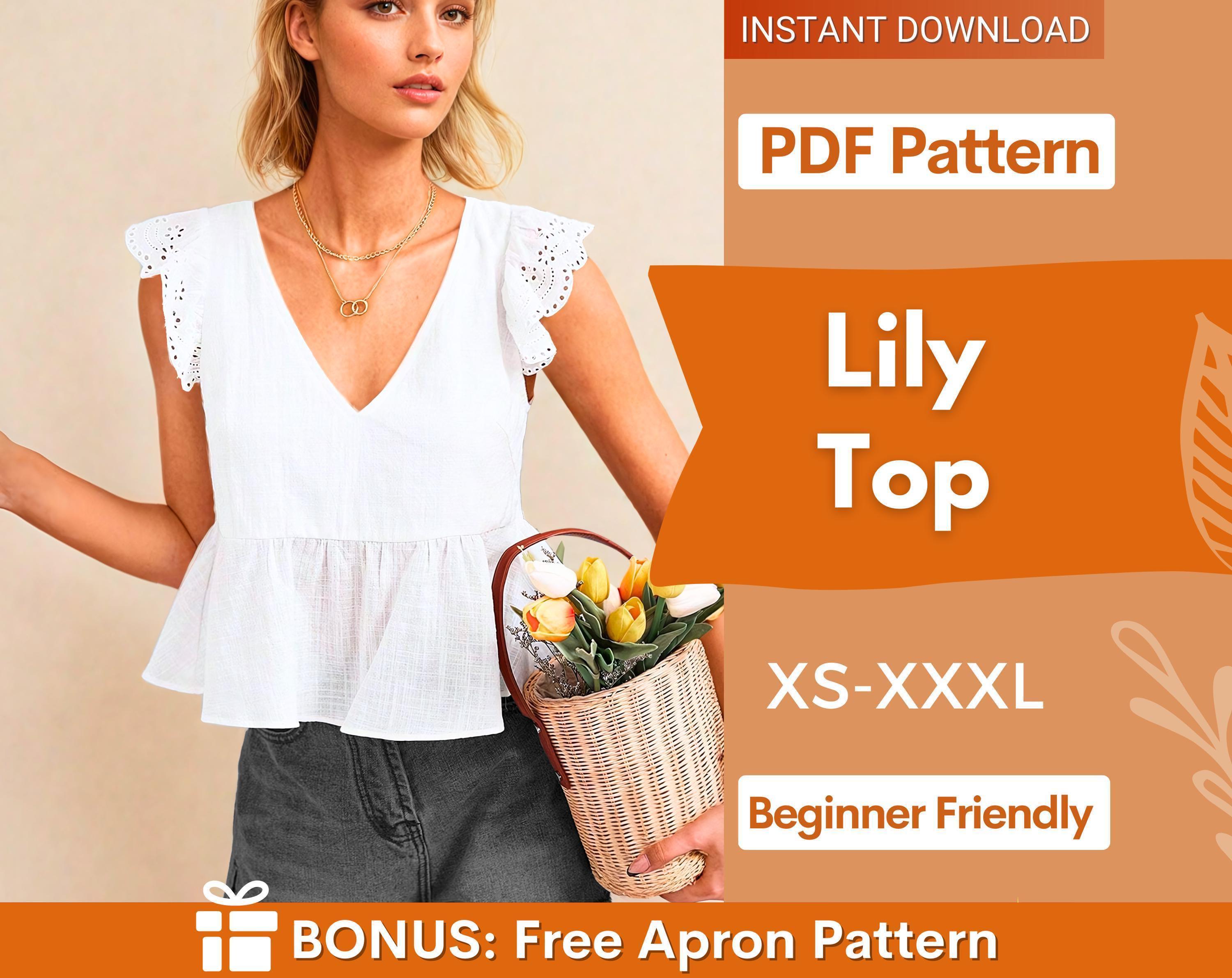 トップス leinwande patchwork ruffled hem top leinwande Patchwork Ruffled Hem Top