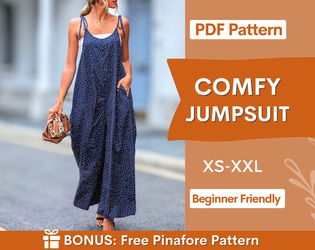 PDF SEWING PATTERN - CHIARA JUMPSUIT – Italian Patterns